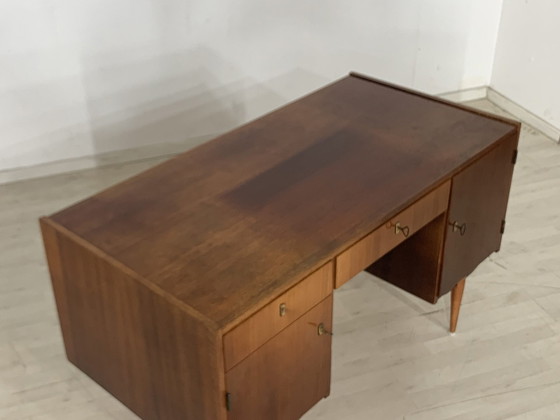 Image 1 of 60s bureau kantoortafel vintage bureau