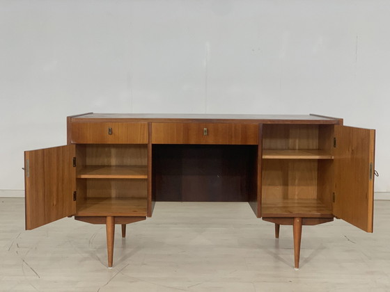 Image 1 of 60s bureau kantoortafel vintage bureau