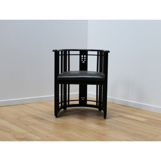 Image 1 of Vintage woonkamer set in gebeitst hout door Umberto Asnago voor Giorgetti, Italië