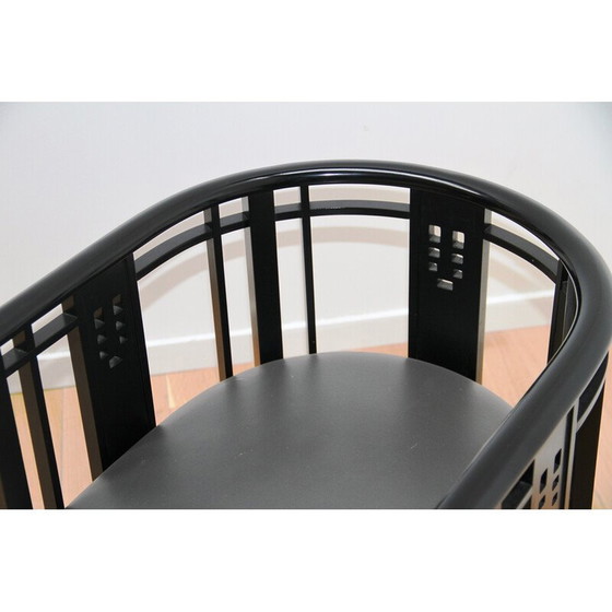 Image 1 of Vintage woonkamer set in gebeitst hout door Umberto Asnago voor Giorgetti, Italië