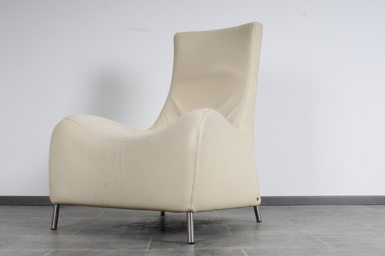 Image 1 of De Sede clubfauteuil DS264 in crèmewit leer