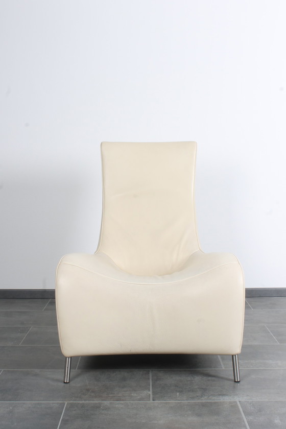 Image 1 of De Sede clubfauteuil DS264 in crèmewit leer