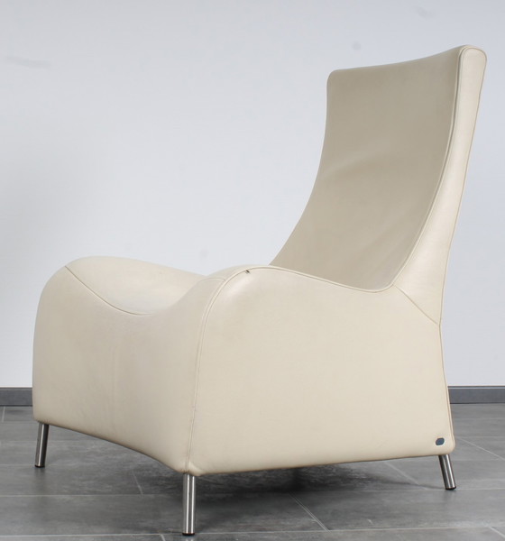 Image 1 of De Sede clubfauteuil DS264 in crèmewit leer