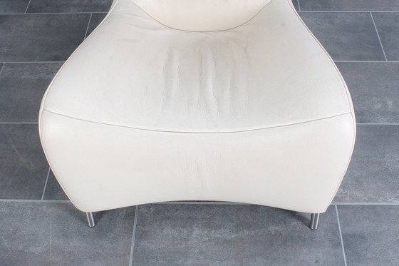 Image 1 of De Sede clubfauteuil DS264 in crèmewit leer