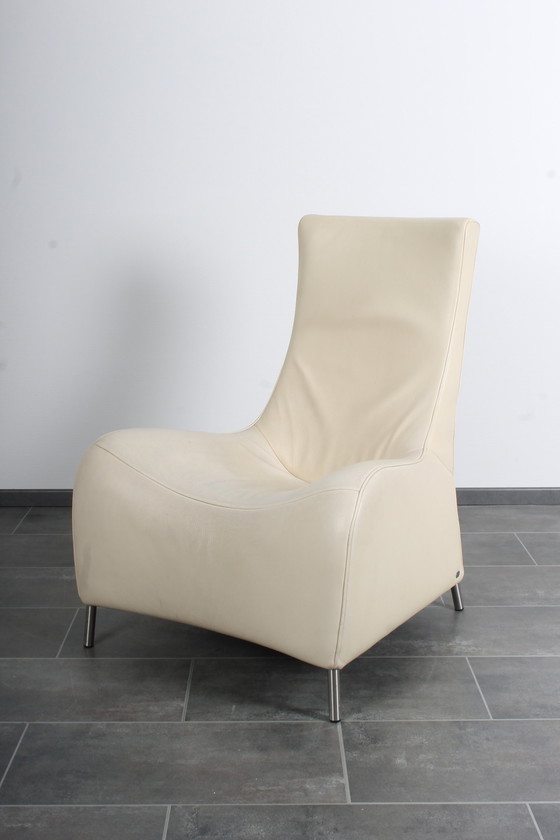 Image 1 of De Sede clubfauteuil DS264 in crèmewit leer