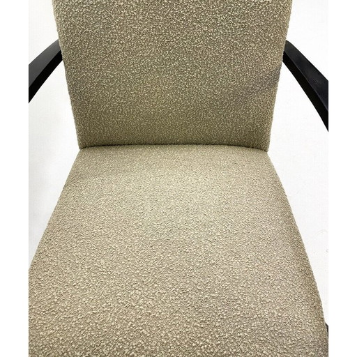 Paar gebogen houten fauteuils uit de Mid Century, Jindrich Halabala, Tsjechië, jaren 1940