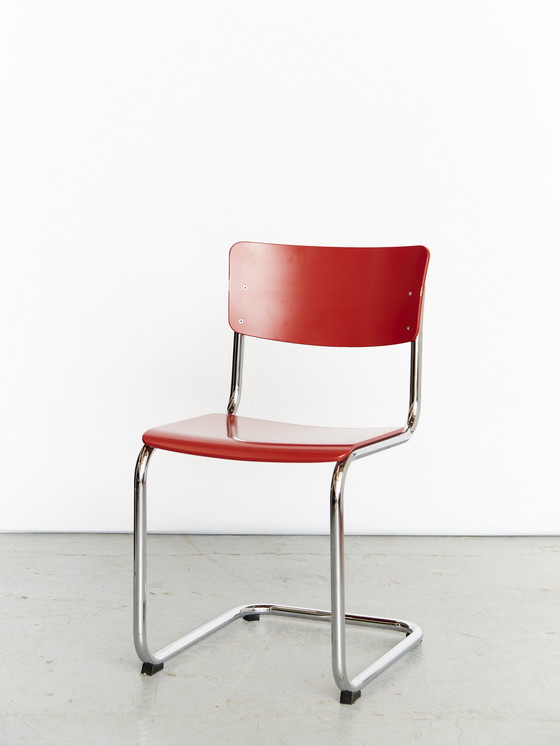 Image 1 of S43 Stoelen Door Mart Stam Voor Thonet, Set Van 6