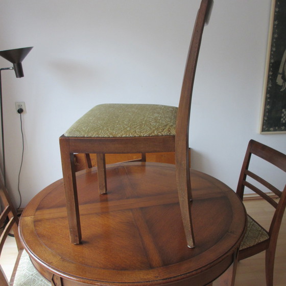 Image 1 of Vintage eettafel en stoelen
