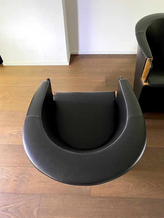 Image 1 of 2x B&B Italia Artema Fauteuil Ontwerper Paolo Piva