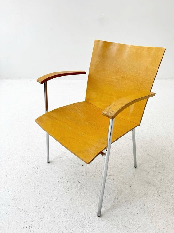 Image 1 of Set van 4 vintage Virtus stoelen van Lammhults