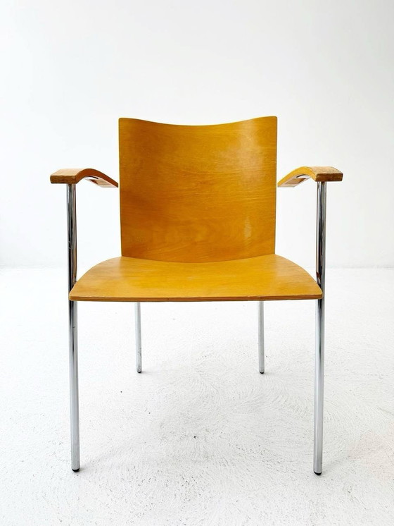 Image 1 of Set van 4 vintage Virtus stoelen van Lammhults