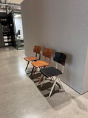 12x Galvanitas S16 Industriële Schoolstoel