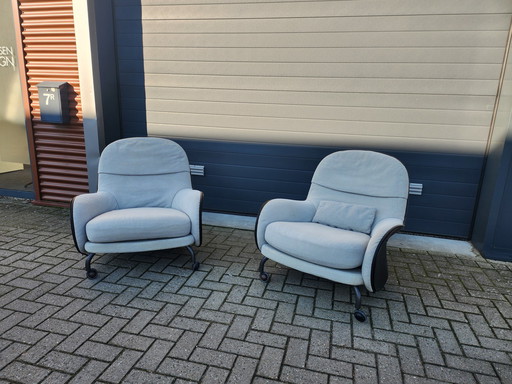 2X Depadova Louisiana Armchair By Vico Magistretti