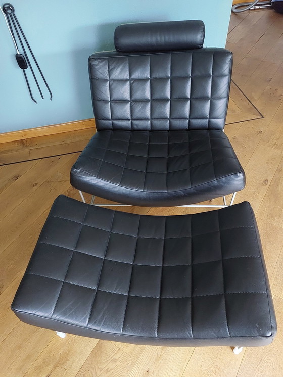 Image 1 of Leolux Volare Fauteuil En Hocker