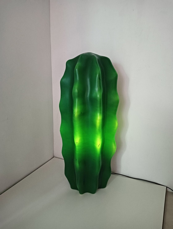 Image 1 of Cactus Lamp, Medium, Model Sucu. Art Novo Voor Flototto