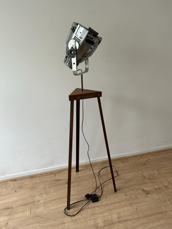 Image 1 of Custom made staande lamp met spot