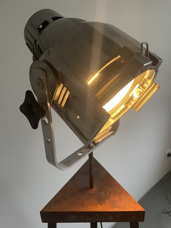 Image 1 of Custom made staande lamp met spot