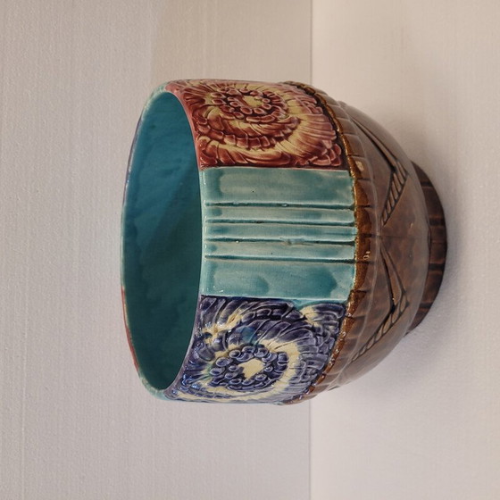 Image 1 of Cachepot vintage en barbotina de Orchies