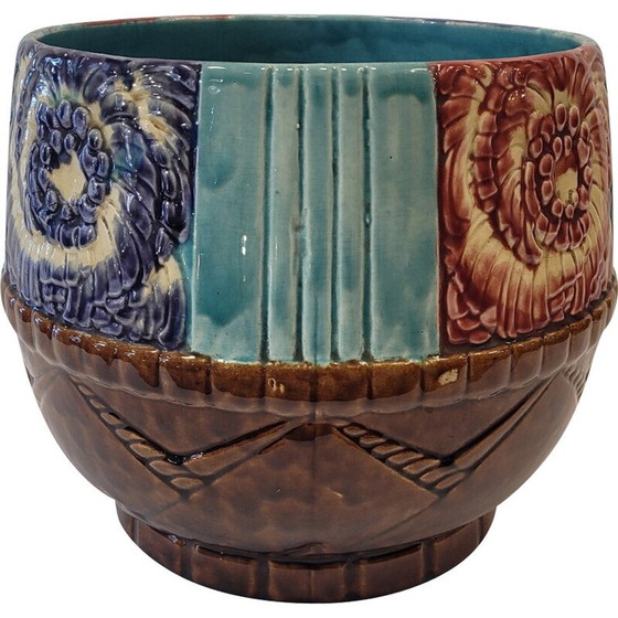 Image 1 of Cachepot vintage en barbotina de Orchies