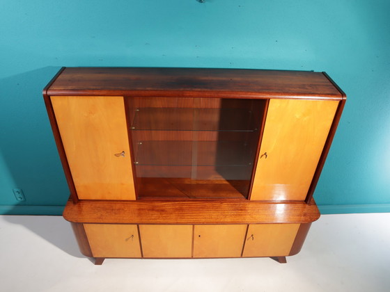 Image 1 of Vintage highboard, jaren 60, Duitsland