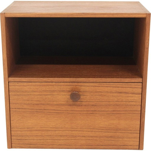 Vintage teakhouten wandconsole van Nils Jonsson voor Troeds, Zweden 1960