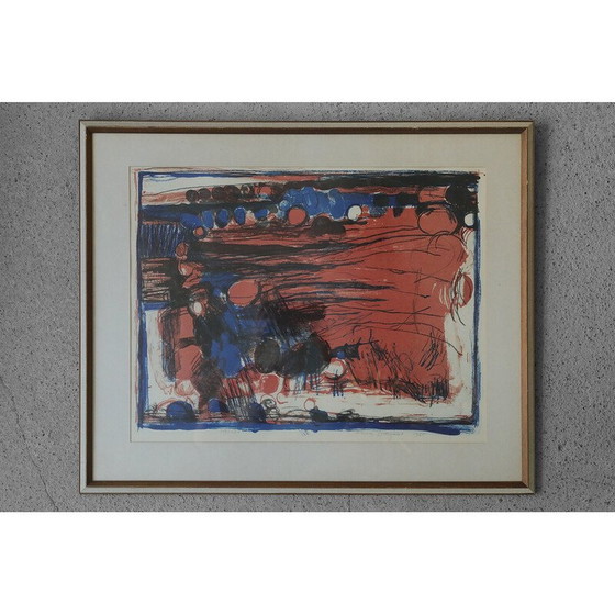 Image 1 of Vintage schilderij van Denice Zetterquist, 1965