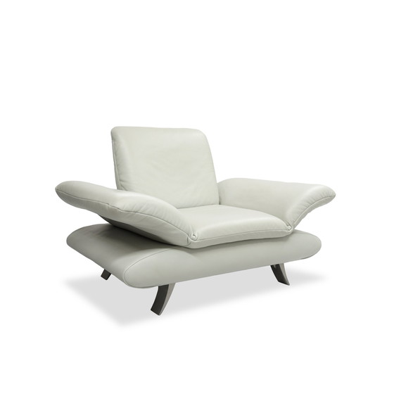 Image 1 of Koinor Rossini Fauteuil Leer Grijs Met Functie