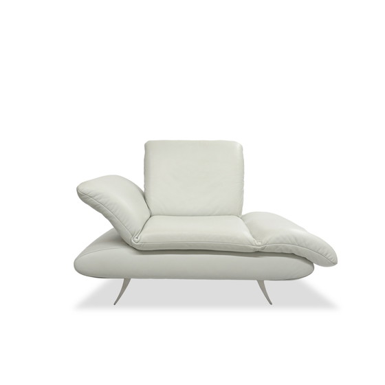 Image 1 of Koinor Rossini Fauteuil Leer Grijs Met Functie