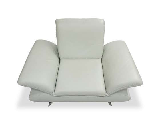 Image 1 of Koinor Rossini Fauteuil Leer Grijs Met Functie