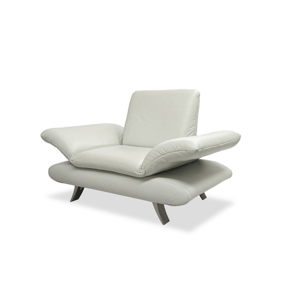 Image 1 of Koinor Rossini Fauteuil Leer Grijs Met Functie