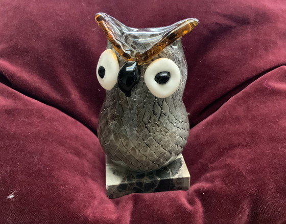 Image 1 of Vintage Glazen uiltje