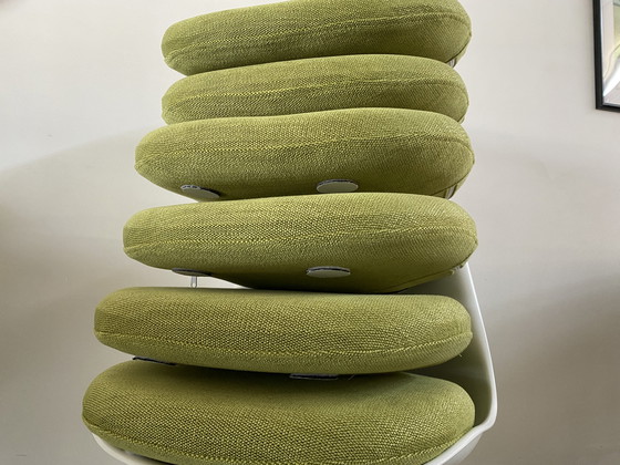 Image 1 of 6x Vervangend Kussen Tulip chair - Groen