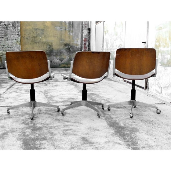 Image 1 of Set van 3 Vintage stoelen Anonima Castelli , Giancarlo Piretti 1960