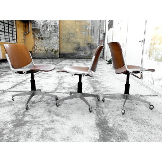 Image 1 of Set van 3 Vintage stoelen Anonima Castelli , Giancarlo Piretti 1960