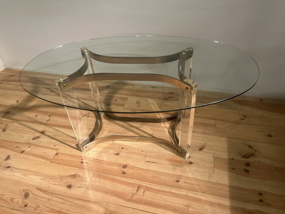 Image 1 of Hollywood Regency Vintage Seventies Tafel Alessandro Albrizzi