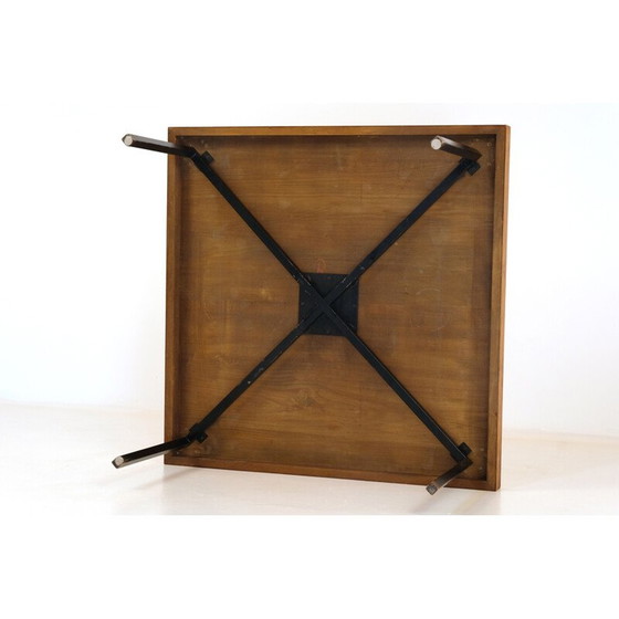 Image 1 of Vintage walnoten salontafel, 1960