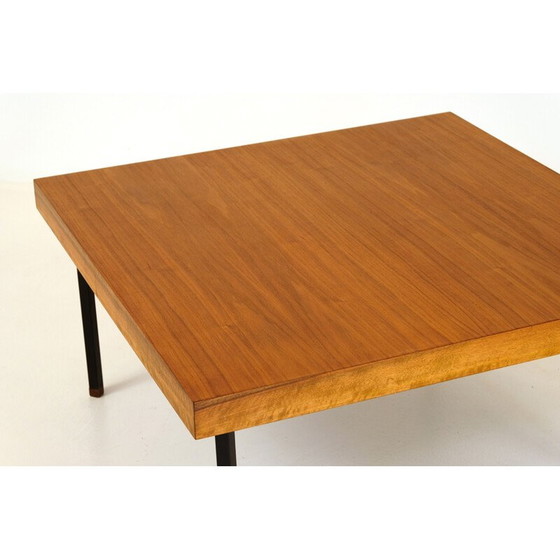 Image 1 of Vintage walnoten salontafel, 1960