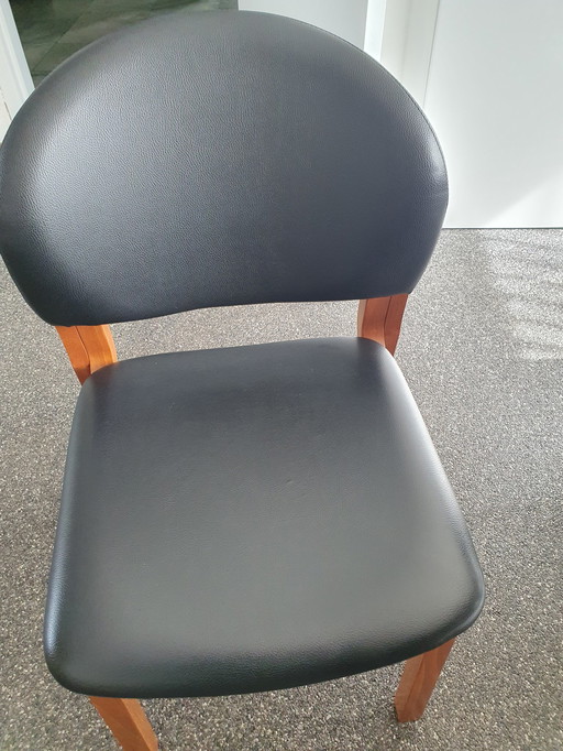 5x Vintage eetkamerstoelen