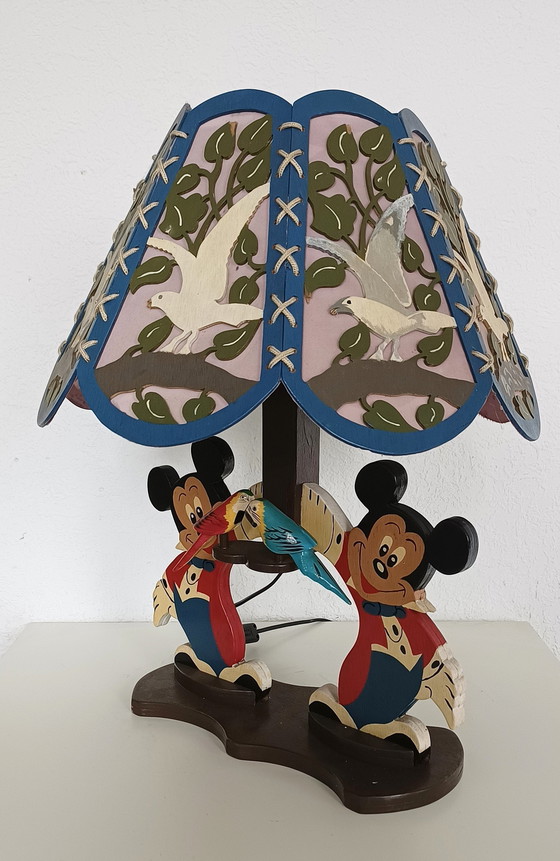 Image 1 of Vintage Mickey Mouse Lamp Zestiger Jaren 