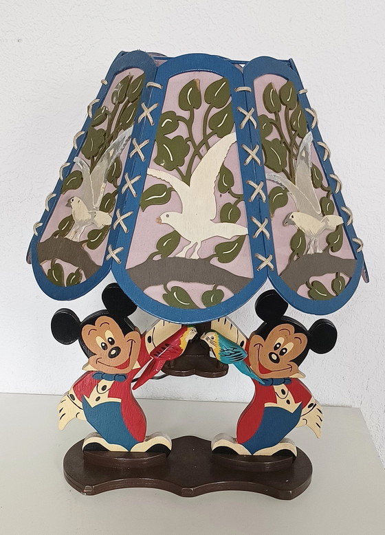 Image 1 of Vintage Mickey Mouse Lamp Zestiger Jaren 