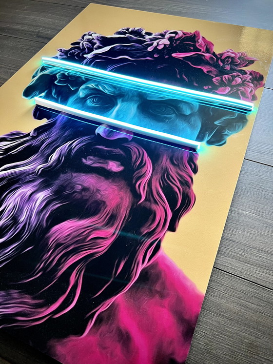 Image 1 of LedMansion Zeus Standbeeld Led-lamp