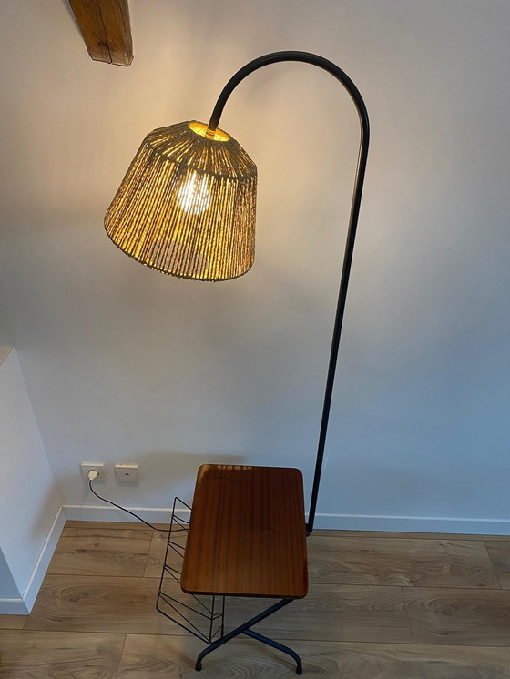 Image 1 of Vintage tijdschriftenrek lamp