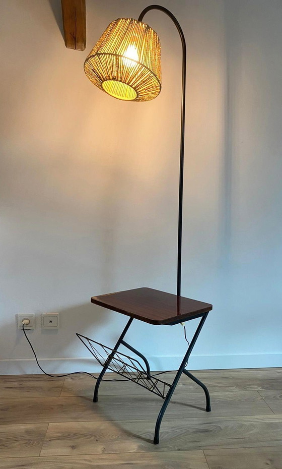 Image 1 of Vintage tijdschriftenrek lamp