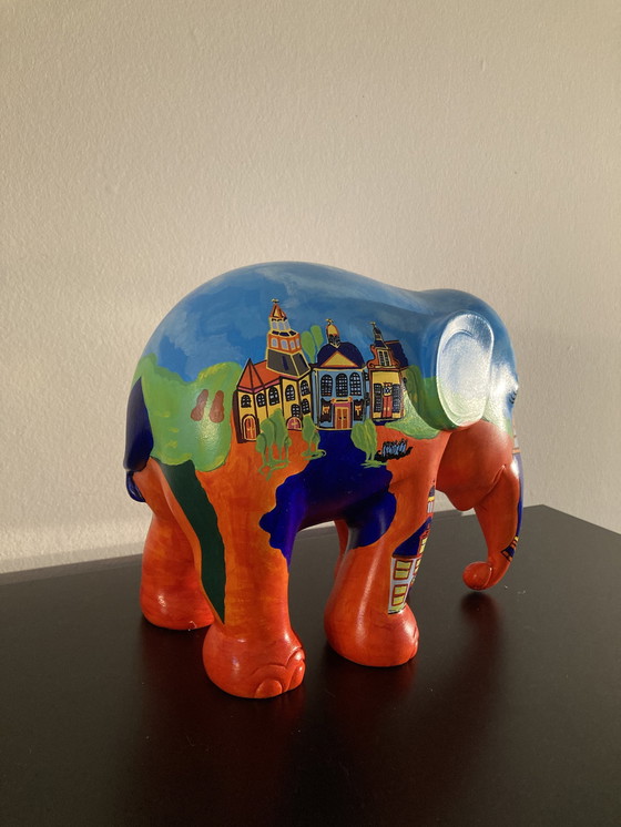 Image 1 of Ootmarsum Olifant Handgeschilderd Met Certificaat