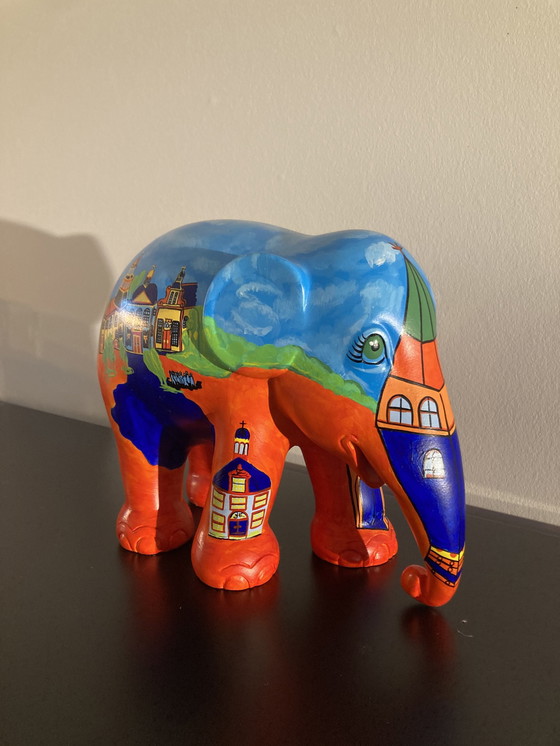 Image 1 of Ootmarsum Olifant Handgeschilderd Met Certificaat