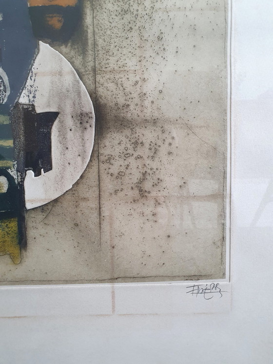 Image 1 of Johnny Friedlaender Aquatint Ets Abstract