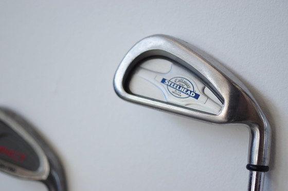 Image 1 of 1980S Cobra Golftas Met 12 Gemengde Merk Clubs - Vintage Golfset Voor Verzamelaars & Liefhebbers