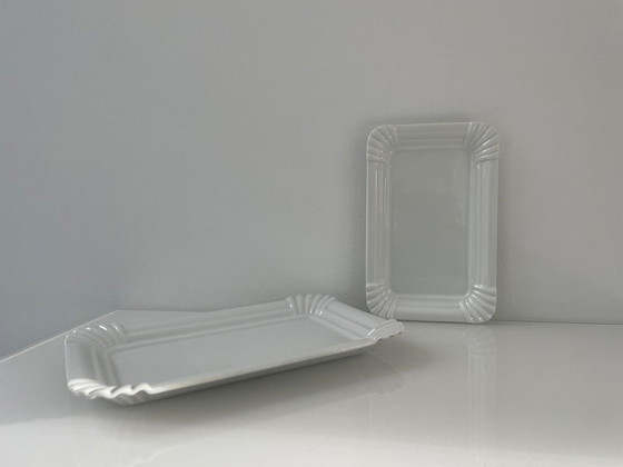 Image 1 of Set Van Twee Keramieken Frietbordjes, Merk Royal Houseware