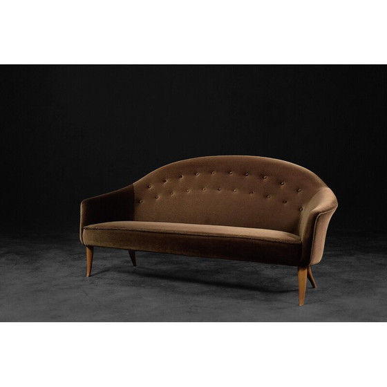 Image 1 of Vintage Paradiset bank van Kerstin Hörlin-Holmquist voor Nordiska Kompaniet, Zweden 1950