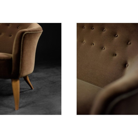 Image 1 of Vintage Paradiset bank van Kerstin Hörlin-Holmquist voor Nordiska Kompaniet, Zweden 1950